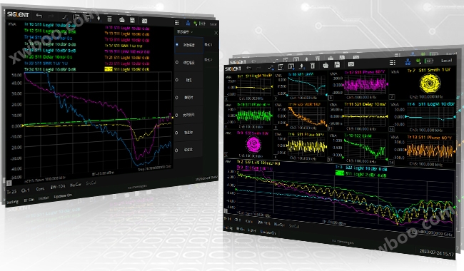 SHN900A系列手持矢量网络分析仪多窗口多迹线多种数据显示宇捷弘业