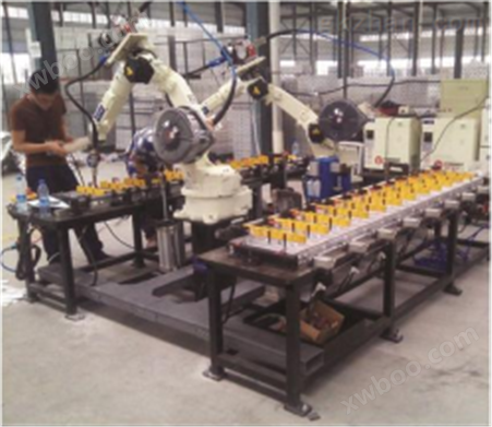 FY-16003双工位双机器人空冷焊接工作站