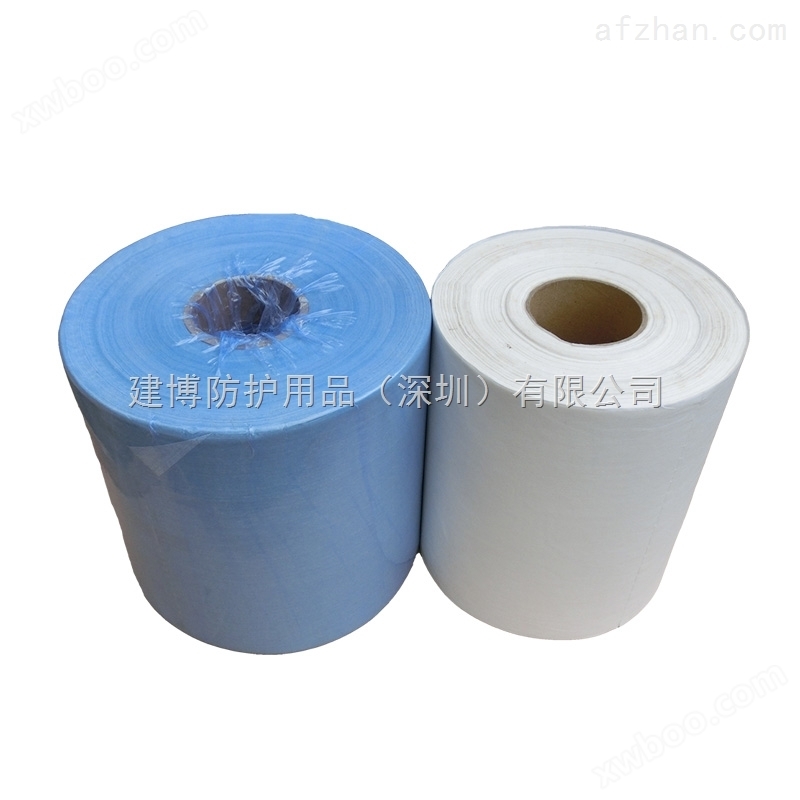 蓝色工业大卷纸优质供应 无尘擦拭工业吸油纸