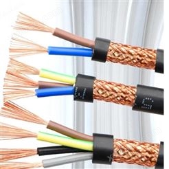 天行国标RVVP铜丝屏蔽软电缆4*1.5 全项保检